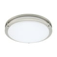 thumbnail image 3 of Maxxima 14 in. Satin Nickel LED Ceiling Mount Fixture w/ Motion Sensor For Standby Dimming, 5 CCT 2700K-5000K, 1300 Lumens, 3 of 12