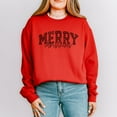 thumbnail image 3 of Merry Christmas Varsity Checkered - Sweatshirt, 3 of 6