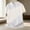 White, variant on Mens Polo Shirts Vintage Style Quarter Zip TeesSummer Essential Breathable Tops for Poolside