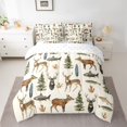 thumbnail image 2 of Feelyou Jungle Deer Elk Twin Bedding Sets 7pcs, Hunting and Fishing Bedding Comforter Set, 2 of 8
