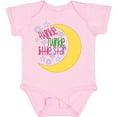 thumbnail image 3 of Inktastic Twinkle Twinkle Little Star with Yellow Moon Boys or Girls Baby Bodysuit, 3 of 5