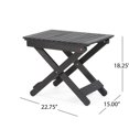 thumbnail image 4 of Acacia wood Side table Slat design Foldable Assembly, 4 of 10