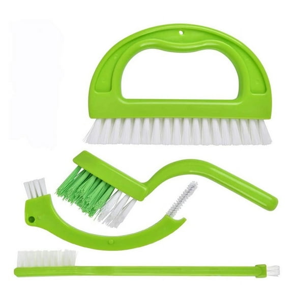 4 Pcs Brush Kit for Tile Grouts Window Cleaning Grouts in Bathroom Kitchen and Household Removes Mildew Surfacely