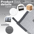 thumbnail image 2 of Kzaei Waterproof Outdoor Rug, 9'x18' Reversible Plastic Camping Area Rugs, Gray & White, 2 of 6
