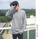 thumbnail image 5 of Suéter de pareja de otoño fresco de estilo coreano, suéter de estilo coreano para hombre, suéter de cuello redondo suelto y roto, 5 of 6