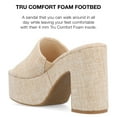 thumbnail image 4 of Journee Collection Womens Enyya Tru Comfort Foam Slip On Platform Sandals, 4 of 6