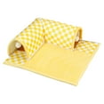 thumbnail image 2 of DOLITY Cat Tunnel Bed Exercise Portable Play Tunnel and Mat for Indoor Bunny Kitten M yellow, 2 of 8