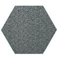 thumbnail image 1 of Indoor Outdoor custom size area rugs made in USA comes in Ten colors and Nine shapes rectangular,round,square,runners,oval,hexagon,octagon,half round - Blue, 5' Hexagon Area Rugs, 1 of 1