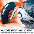 thumbnail image 2 of Franklin Sports NFL Denver Broncos Football - Kids Foam Football - Soft Football - Mini Size - Perfect for Gameday - 8.5" 3D logos!, 2 of 7