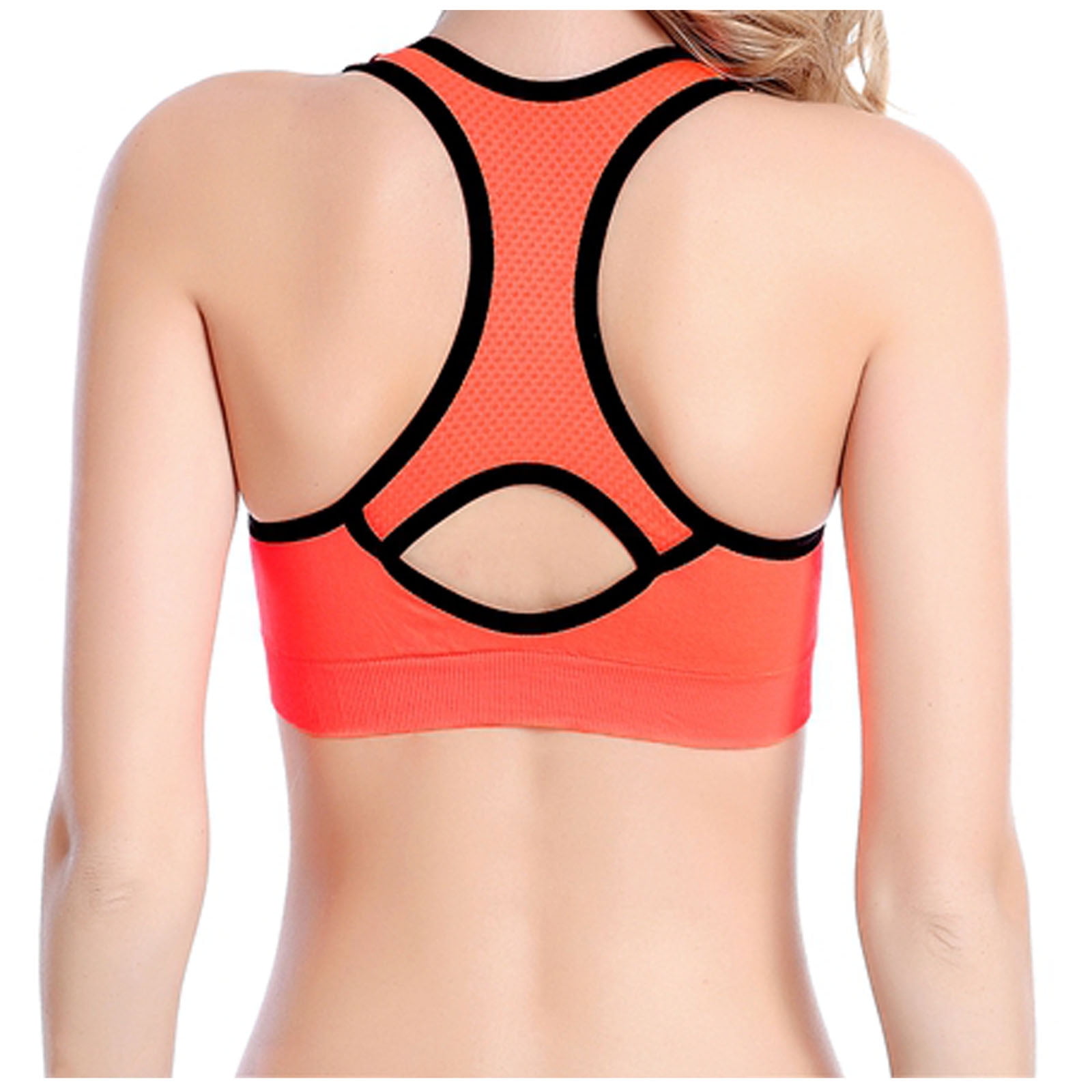 Kayannuo Bras For Women Christmas Clearance Pure Color Sexy Sports Bra Deep  V Tight High Elastic Yoga Sports Underwear 