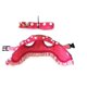 thumbnail image 4 of Arnés para perros para caminar, arnés ajustable para cachorros, arnés para gatos antiescape y correa para gatos, perros pequeños y medianos (rosa roja, L) JAMW Sencillez, 4 of 5