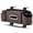 brown, variant on Back Seat Car Organizer, 2 Cup Holders, Tissue Holder, Phone Stand & Hooks,Black