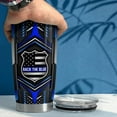 thumbnail image 5 of Police Tumbler 20oz Police Gifts for Men Police Officer Stainless Steel Insulated Tumblers Coffee Travel Mug Cup Gift for Birthday Christmas, 5 of 6