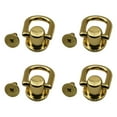 thumbnail image 3 of 4 piezas de anclajes laterales para bolsos, abrazaderas, ganchos, hebillas, cierres y conectores de enlace. 4xOro, 3 of 6