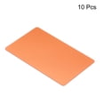 thumbnail image 3 of Uxcell 0.8mm Metal Business Cards Blank Name Card Laser Engraving Anodized Aluminum, Rose Gold 10 Pack, 3 of 6