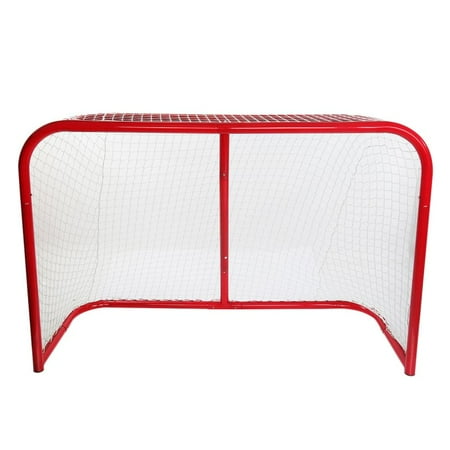 Full Size Soccer Net ZEDWELL Professional Ice Hockey Goal – Full Size 72 inch Ice Hockey Goal with 5mm Net and 2 inch Galvanized Steel Frame ()
