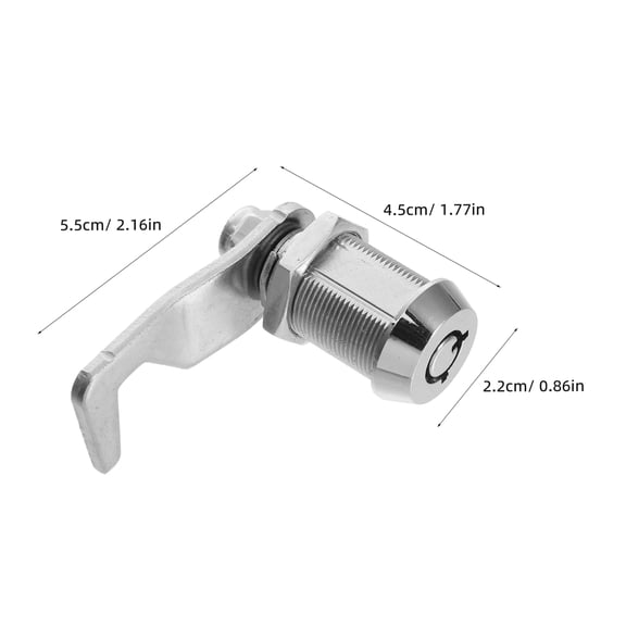 GAXIRE Truck Toolbox Lock Replacement Tubular Zinc Alloy Multi-Security Lock for Cabinets 1 Set and