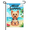 Garden Flag-2, variant on Highland Cow Hello Spring Garden Flag 12×18in Double Sided Cute Shaggy Cattle Cherry Blossom Decor For Outdoor Porch Lawn Patio