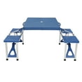 thumbnail image 4 of SALE CLEARANCE Siamese Folding Tables and Chairs-Plastic PS Thickening, 4 of 7