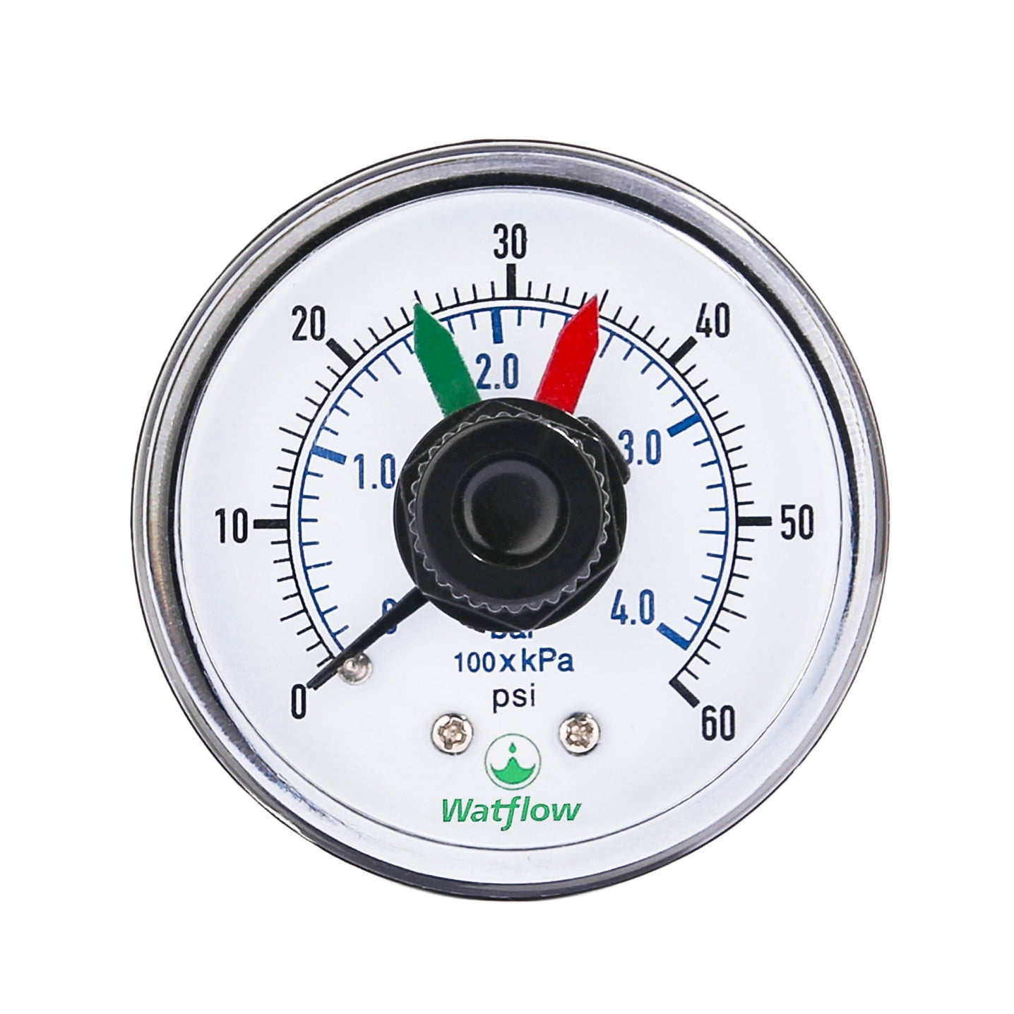 Watflow Boxed Pressure Gauge with Dial Replacement for Select Filters ...