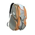 thumbnail image 4 of Siruishop Pickleball Bag Daypack for Backpacking Badminton Racquets Paddles Pickleball Grey and Orange, 4 of 8