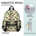 thumbnail image 5 of Cartoon Tractors Barns Beige Pattern Backpack for School,Cute School Bag,Schoolbag with Adjustable Shoulder Straps & Padded Back,15.25"x11.5"x5.25", 5 of 5
