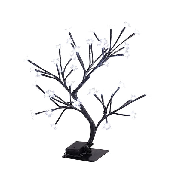Toystoory Lámpara de árbol Sakura, exquisitas luces en forma de flor, adorno para el hogar, luz LED de noche de simulación para el hogar, regalo de Iluminación y accesorios Blanco Toystoory HA067680-01