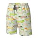 thumbnail image 4 of Balery Dachshund Dog Puppy Traje de Baño Estilo Hawaiano para Hombre, Shorts de Secado Rápido con Bolsillos-X-Large, 4 of 6