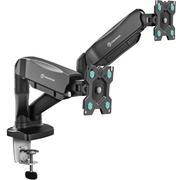 DualFlex Gas Spring Monitor Arm for 13-32 Inch Screens with Swivel Tilt