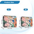 thumbnail image 4 of FORMRS 13-13.3 inch Laptop Sleeve Case Soft Carrying Quilted Computer Bag Cover, Art City, 4 of 7