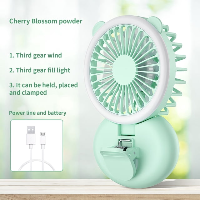 Ventilador de mesa de escritorio, circulador pequeño USB Personal, silencioso, Mini portátil