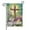 He Is Risen, variant on Happy Easter Day Garden Flag Linen Outdoor Flag Bunny Carrots Holiday Welcome Yard Flags Double Sided House Flag for Home,indoor ,12.5''×18''in.