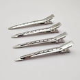 thumbnail image 1 of 12 Piezas Pinzas para el Cabello de Cocodrilo, Pasador de Cocodrilo de Metal, Pinzas para el Cabello con Dientes Profesionales para Mujeres y Niñas, Manualidades, Horquillas para el Cabello -Plata JM, 1 of 5