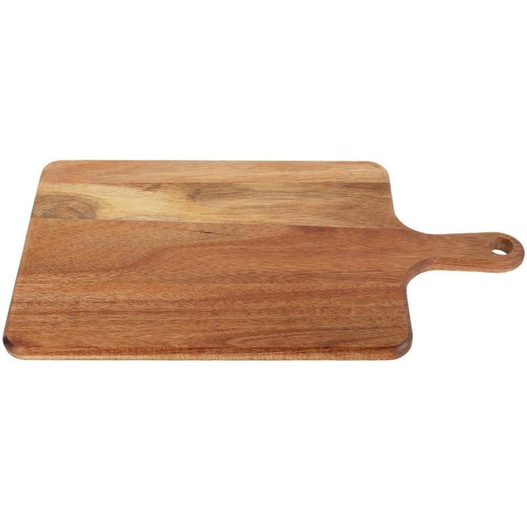 Rectangle Natural Acacia Serving Board - Varnished, Bark Edges - 22 3/4 inch x 7 inch x 3/4 inch - 1 Count Box, Size: XL