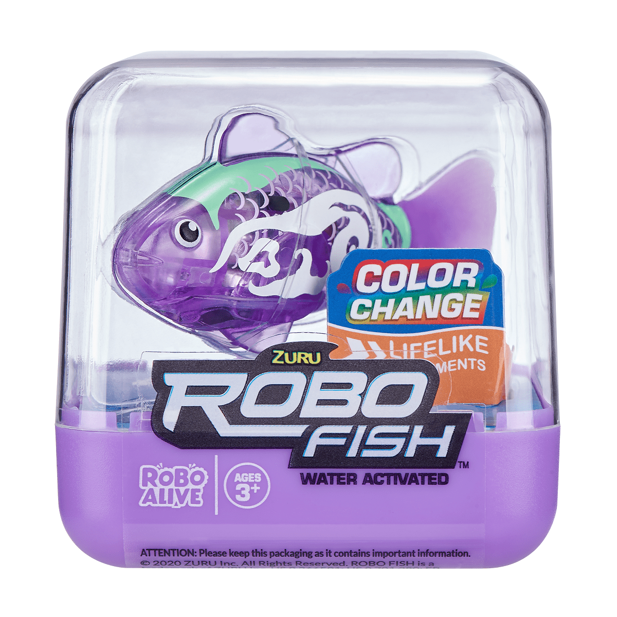 Robo Alive ZURU Fish Lilac 7125G 