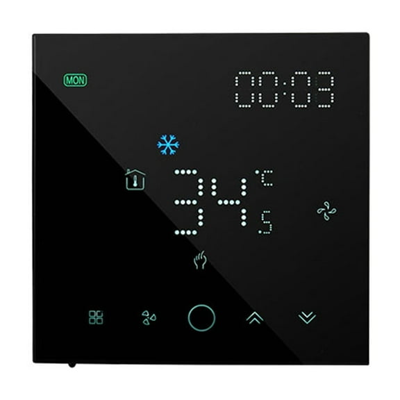 ZigBee VRF/VRV Central Air Conditioning Thermostat - Digital Temperature Controller with Tuya Smart Life App, Remote Control for Home Automation