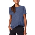 thumbnail image 2 of PENGXIANG Womens Open Back Yoga Tops Short Sleeve Loose Fit Activewear Muscle Tops Workout, 2 of 4