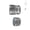 Space gray 23mm, variant on Adjustable Bed Risers With Nonslip Base Replacement For Furniture Legs Aluminum Alloy Support Feet