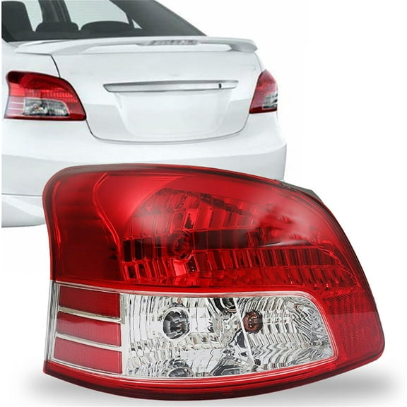 LABLT Left Driver Side Rear Brake Lamp 8156152550, TO2818133 Replacement for Toyota Yaris Sedan 2007-2011 Outer Tail Light