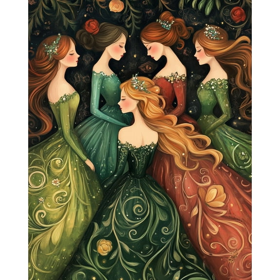 Paint by Numbers for Adults Kids Beginner A Midsummer Night's Dream DIY Acrylic Painting by Numbers Kits with Brushes Acrylic Pigment Home Decoration Brithday Gifts 16 x 20 inch