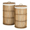 thumbnail image 3 of Safavieh Libby Nautical Rattan Storage Hamper with Liner, 3 of 8