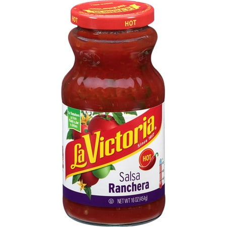 La victoria hot salsa ranchera, 16 oz (2 Pack)