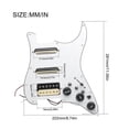 thumbnail image 5 of SSH-Coil Splitting Electric Guitar Pickguard 2 Mini Humbucker + 1Humbucke+Silence Switch Loaded Prewired Scratchplate A, 5 of 5