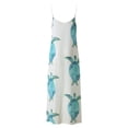 thumbnail image 5 of SMihono Robe Maxi Bohème d'Été pour Femmes Grande Taille Robe d'Été Décontractée Sans Manches pour Femmes Robe Ample à Bretelles Rondes Robe de Plage Robes Maxi Bohèmes Robe Évasée de Plage, 5 of 5