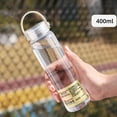 thumbnail image 2 of Yhmxh BPA Free Sports Water Bottles, 24 oz Leak Proof Sports Waterbottles with Portable Handle, Reusable Clear Water Bottle for School Gym Bicycle Car, 2 of 6