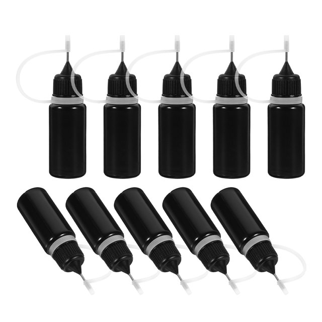 unbranded 15Ud Dispenser De Negro Con Punta De Aguja Para Bricolaje Y Reparaciones En Casa