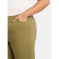 thumbnail image 4 of JMS Just My Size by Hanes Women's Plus Pull On Stretch Bermuda Shorts, 11" Inseam, Sizes 0X-4X, 4 of 5