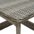 thumbnail image 4 of vidaXL Garden Table Brown 45x45x46.5 cm Poly Rattan, 4 of 5