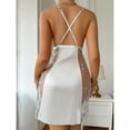thumbnail image 6 of Sexy Lingerie for Women Sexy Strap Side Embroidered Mesh Cutout Lingerie Dress, 6 of 6