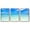 PARADISE-1911-Y03, variant on IDEA4WALL Framed Wall Art Print Set Sunset Horizon on Beach Shore Photography Nautical Landscape Ultra for Living Room, Bedroom, Office - 24"x36"x3 Natural